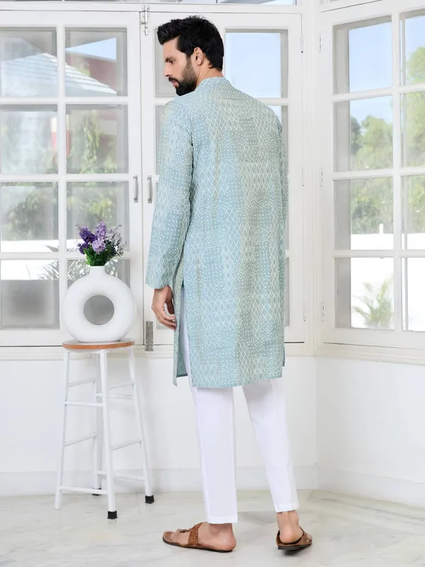 Gray_Embossed_Printed_and_Foil_Printed_Straight_Kurta_with_Pyjama_with_Pyjama