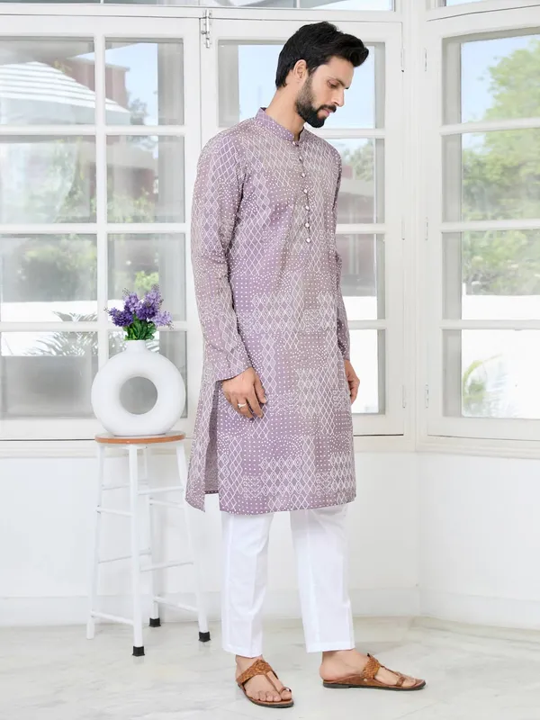 Purple_Embossed_Printed_and_Foil_Printed_Straight_Kurta_with_Pyjama_with_Pyjama