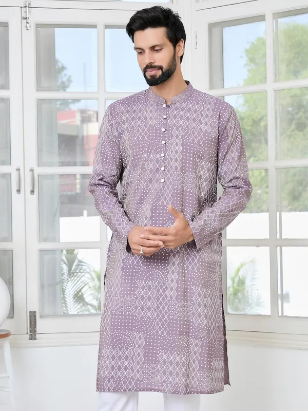 Purple_Embossed_Printed_and_Foil_Printed_Straight_Kurta_with_Pyjama_with_Pyjama