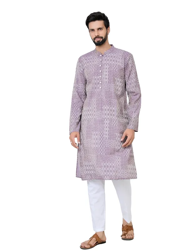 Purple_Embossed_Printed_And_Foil_Printed_Straight_Kurta