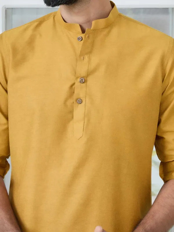 Golden_Deluxe_Cotton_Short_Kurta