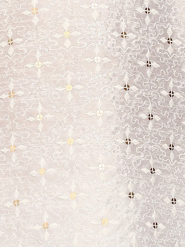 White_Sequin_Embroidered_Straight_Kurta_With_Pyjama