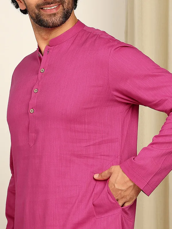 Pink_Cotton_Straight_Kurta_With_Pyjama