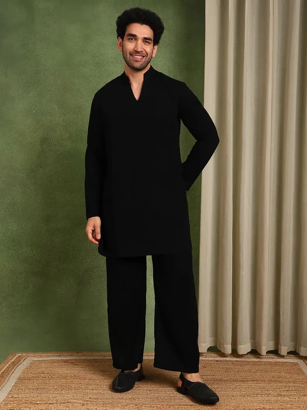 Men's_Premium_Cotton_Blend_Solid_Co-ord_Set