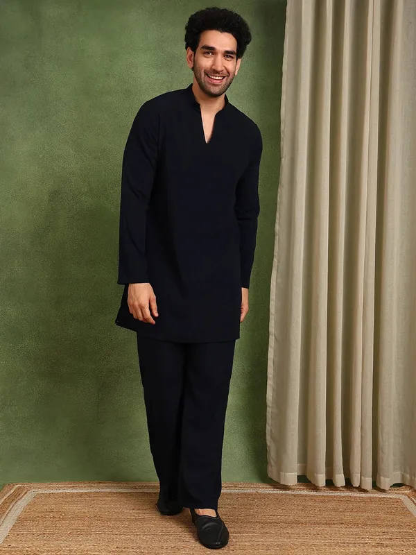 Men's_Premium_Cotton_Blend_Solid_Co-ord_Set
