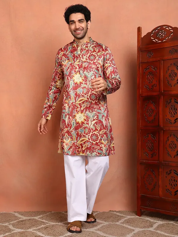 Men_Floral_Printed_Indie_Florals_Satin_Kurta