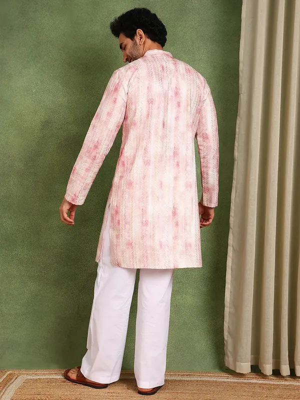 Premium_Pink_Chanderi_Silk_Printed_Kurta