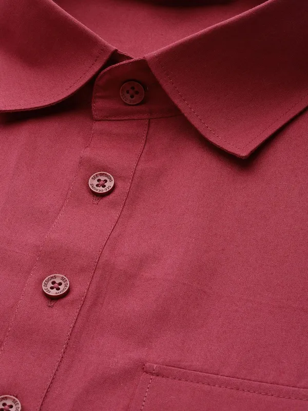 Men_Maroon_Pathani_Kurta_with_Salwar