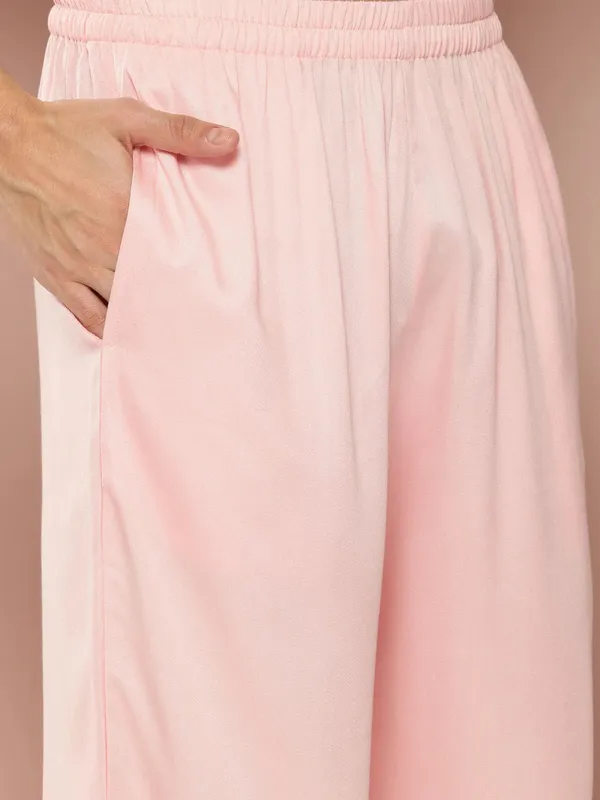 Men's_Pink_Rayon_Solid_Pathani_Set