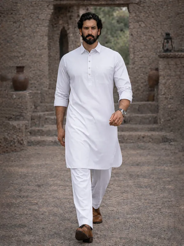 Dhurandhar_style_Solid_Pathani_Kurta_with_pyjama