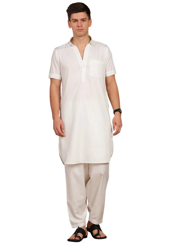 Men's_Solid_Pathani_Kurta_with_Salwar