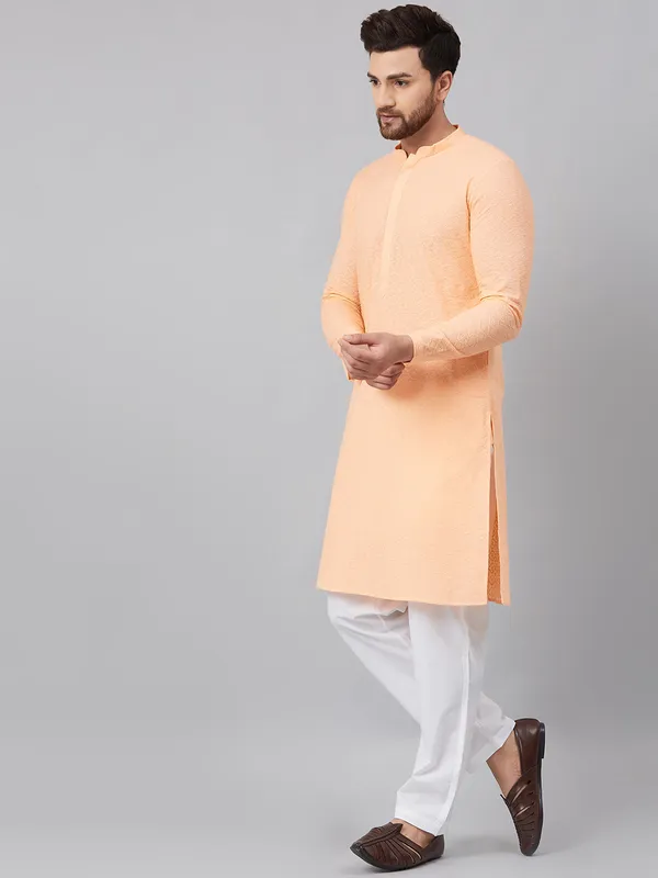 Chikankari_Embroidered_Straight_kurta_with_Pyjama