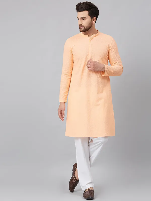 Chikankari_Embroidered_Straight_kurta_with_Pyjama