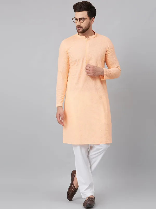 Chikankari_Embroidered_Straight_kurta_with_Pyjama
