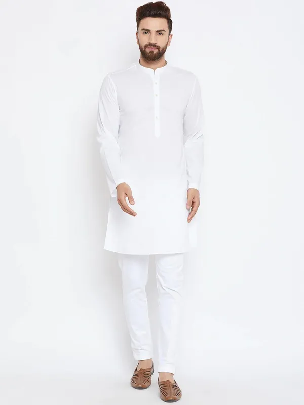 White_Solid_Pyjama