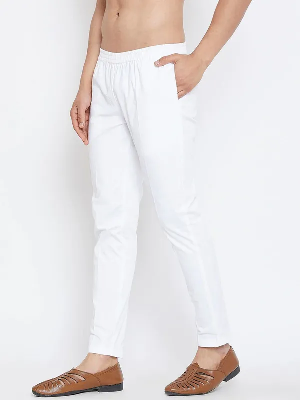 White_Solid_Pyjama