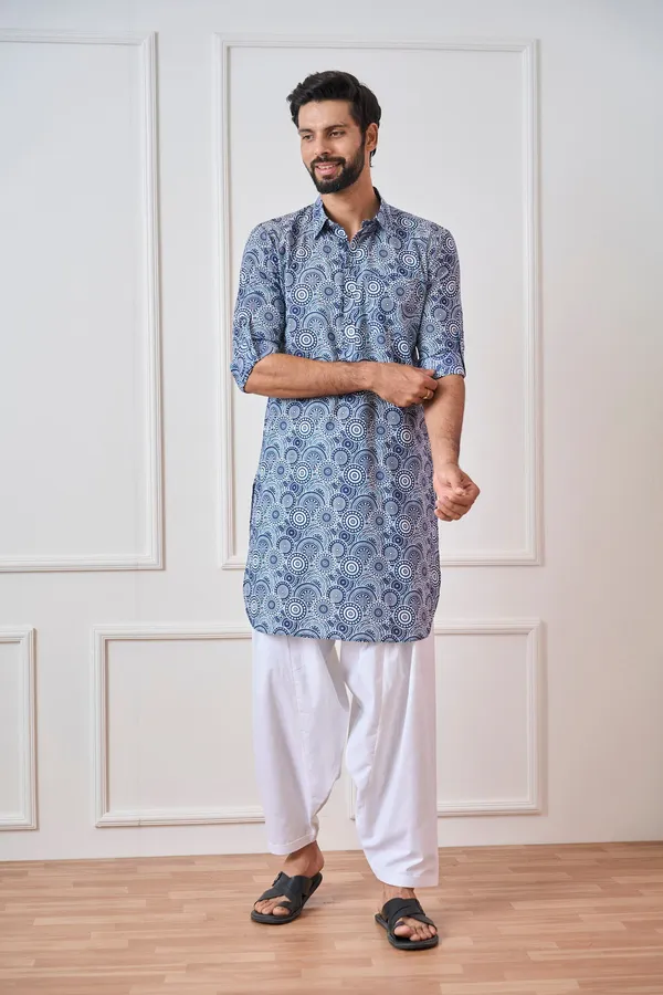 Pure_Cotton_Printed_Pathani_Kurta