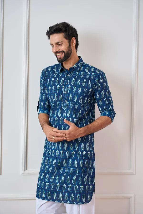 Pure_Cotton_Printed_Pathani_Kurta