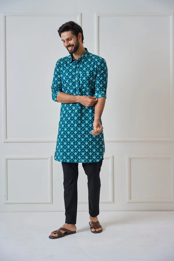 Pure_Cotton_Printed_Pathani_Kurta