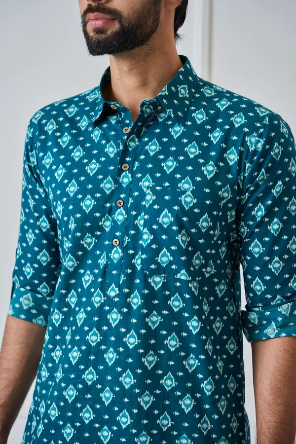 Pure_Cotton_Printed_Pathani_Kurta
