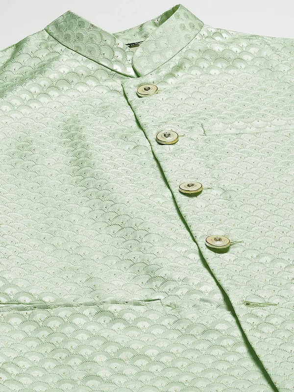 Solid_Kurta_With_Pyjama_&_Jacquard_Nehru_Jacket