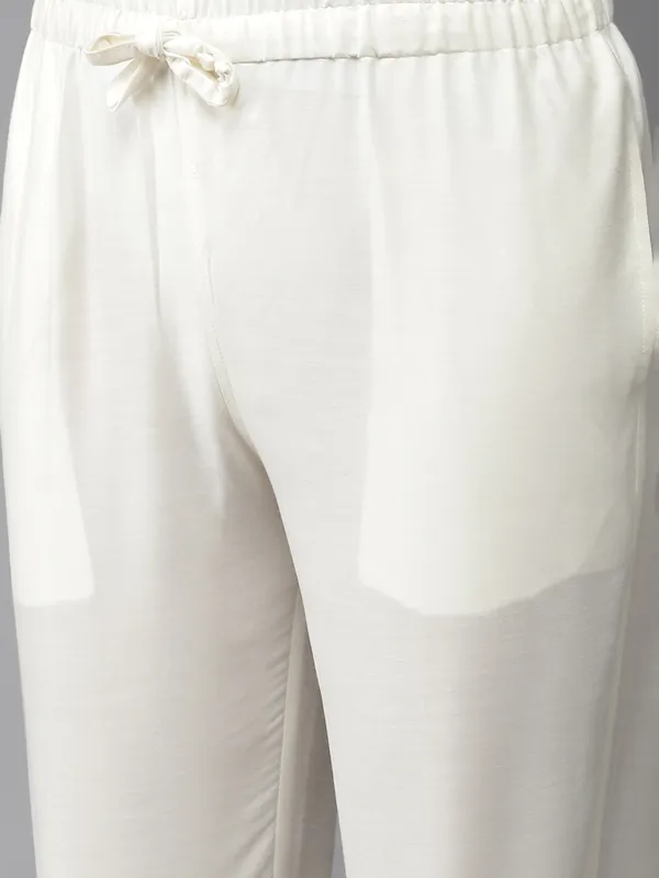 Men_Gold_&_White_Solid_Kurta_Pyjamas_With_Nehru_Jacket