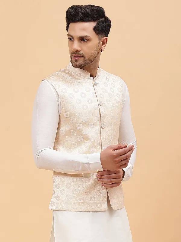 Men_Golden_Nehru_Jacket
