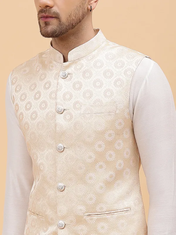 Men_Golden_Nehru_Jacket