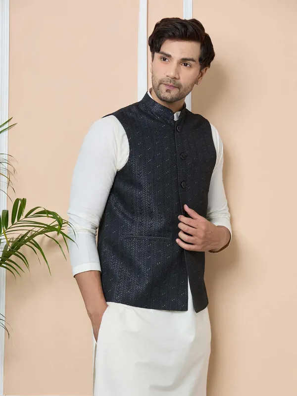 Men_Midnight_Black_Woven_Jacquard_Nehru_Jacket