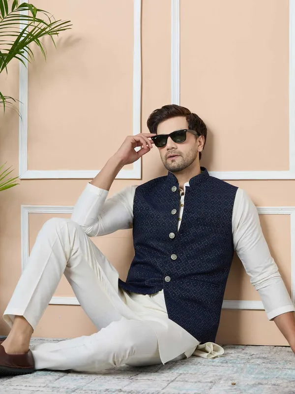 Blue_Woven_Jacquard_Nehru_Jacket
