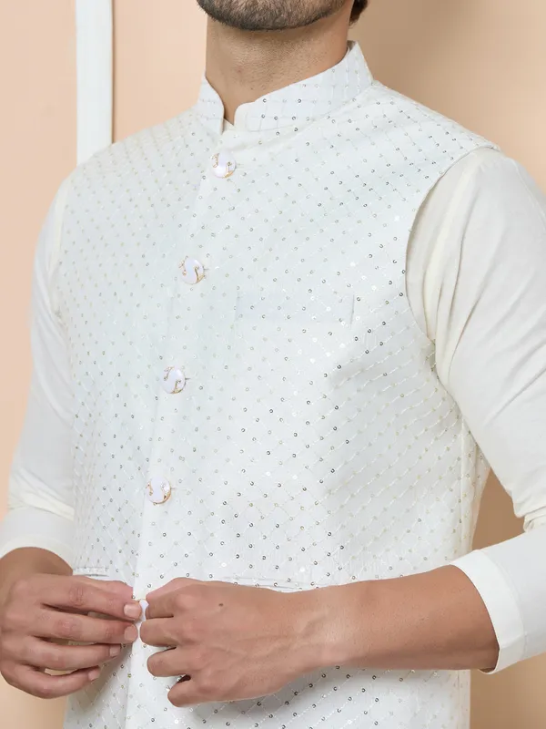 White_Sequin_Embroidered_Nehru_Jacket