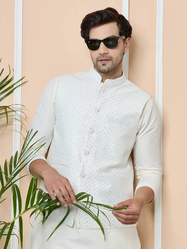White_Sequin_Embroidered_Nehru_Jacket