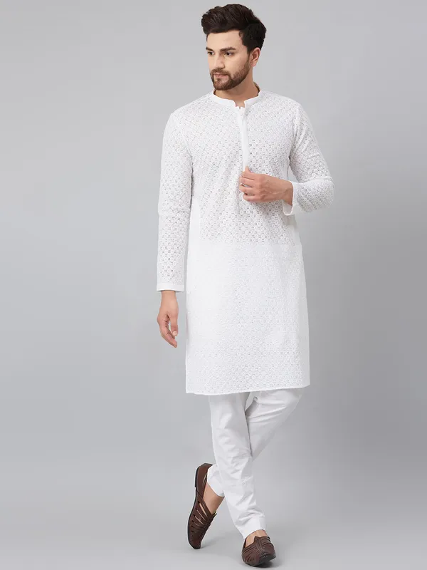 White_Pajama_For_Men