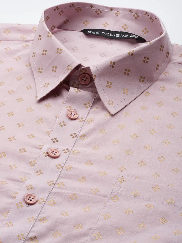 Light_Pink_Pure_Cotton_Pathani_kurta