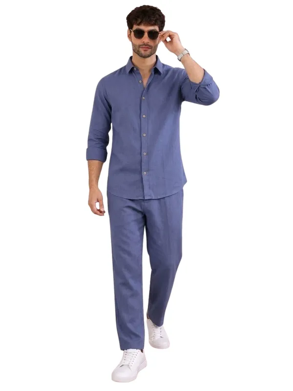 Men_Linen_Solid_Co-ord_Set