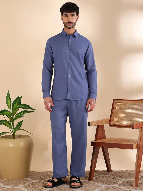 Men_Linen_Solid_Co-ord_Set