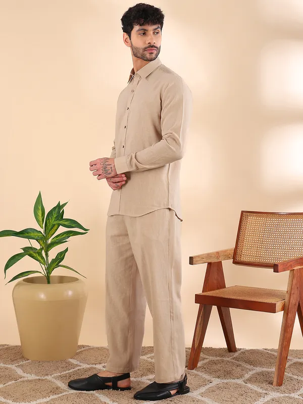 Men_Linen_Solid_Co-ord_Set