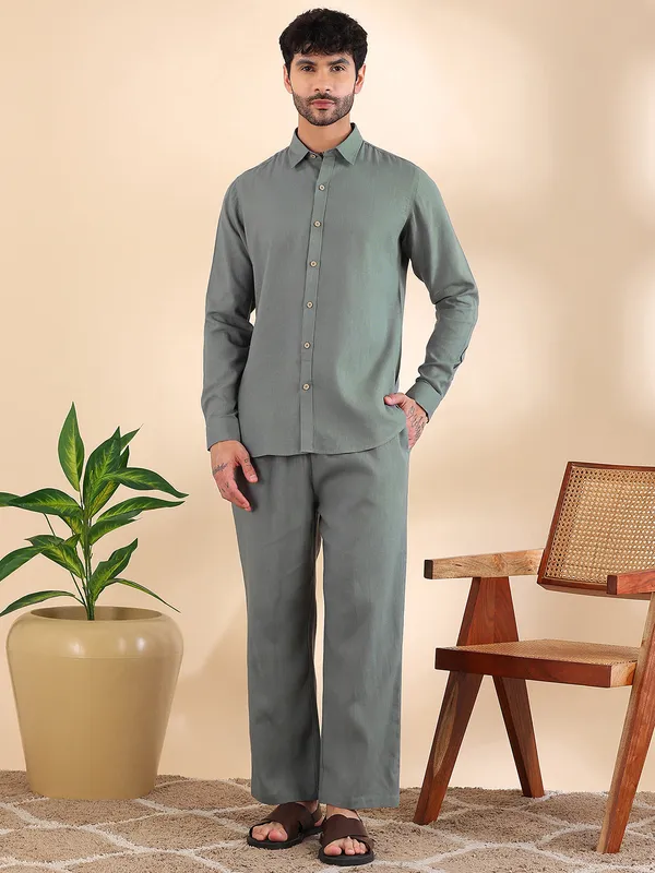 Men_Linen_Solid_Co-ord_Set
