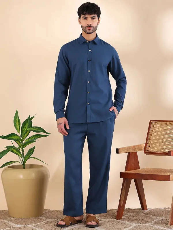 Men_Linen_Solid_Co-ord_Set