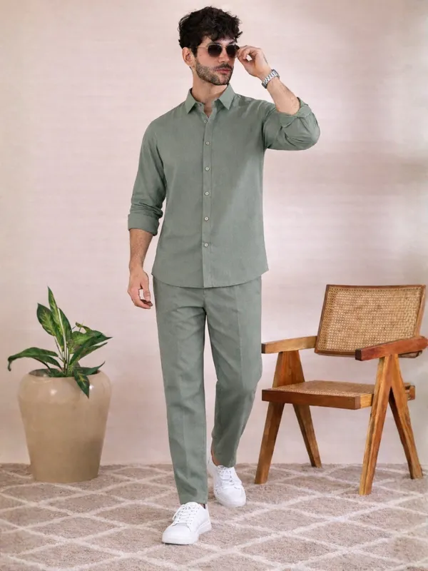 Linen_Solid_Co-ord_Set
