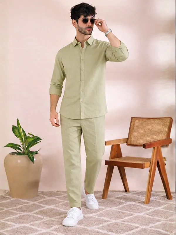 Linen_Solid_Co-ord_Set