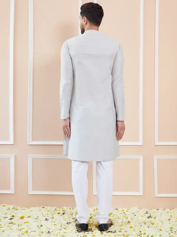 Off_White_Cotton_Solid_Straight_Kurta_With_Pyjama