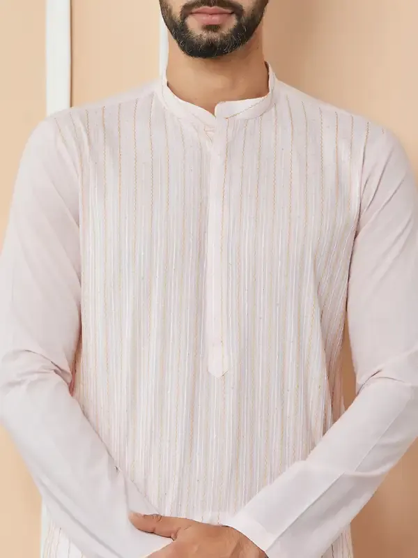 Light_Pink_Thread_&_Sequin_Worked_Pure_Cotton_Straight_Kurta_With_Pyjama