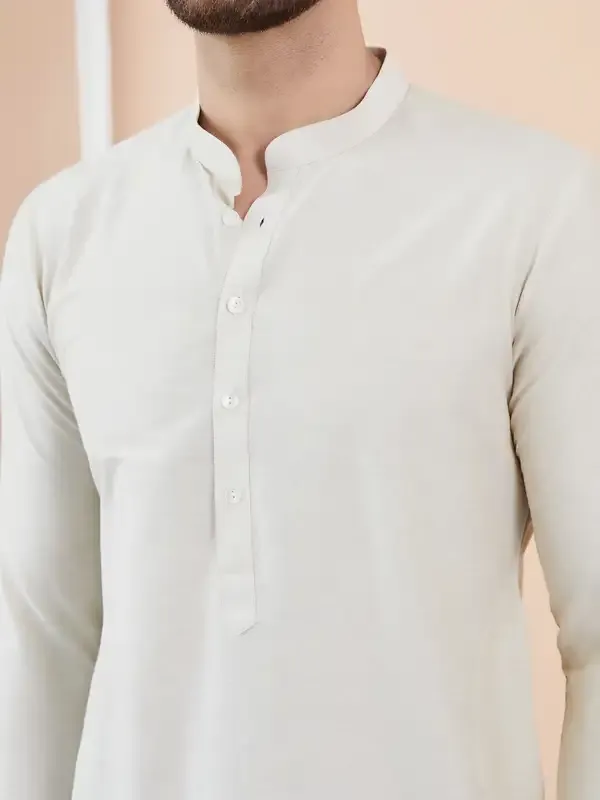 Cream_Cotton_Solid_Straight_Kurta_With_Pyjama