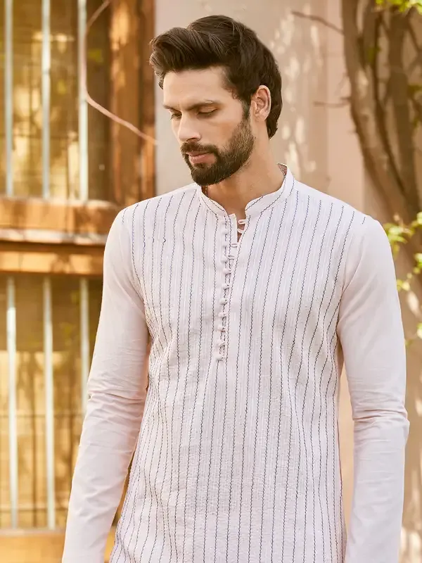 Men_Pink_Cotton_Pintex_Design_Sequins_Kurta_With_Pyjama
