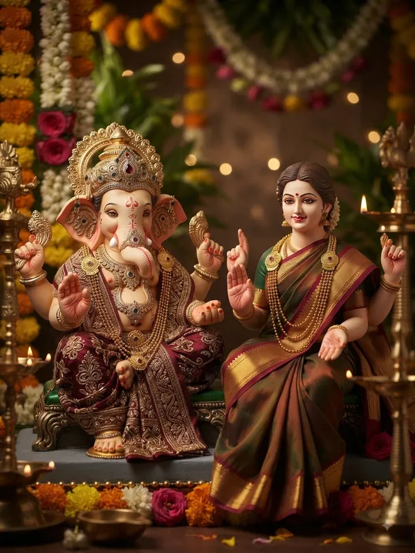 5_LAYERED_GAURI-GANESH_GOLD_-_POLISHED_NECKLACE_FOR_1.5_TO_3-4_FOOT_GANESH_IDOLS_|_GANESH_DECORATION,_GANESH_FESTIVAL_|