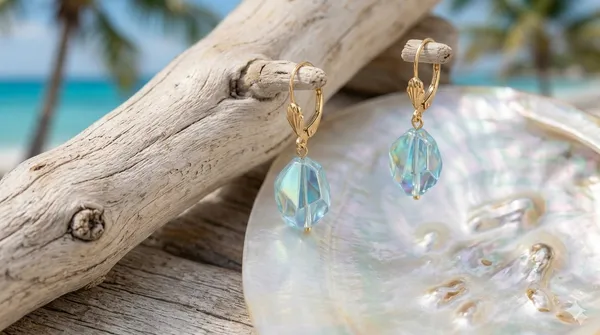 Ocean_Glow_Blue_Crystal_Drop_Earrings_with_Gold-Toned_Finish