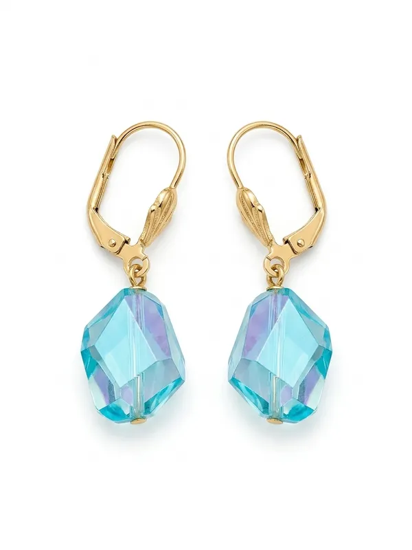 Ocean_Glow_Blue_Crystal_Drop_Earrings_with_Gold-Toned_Finish