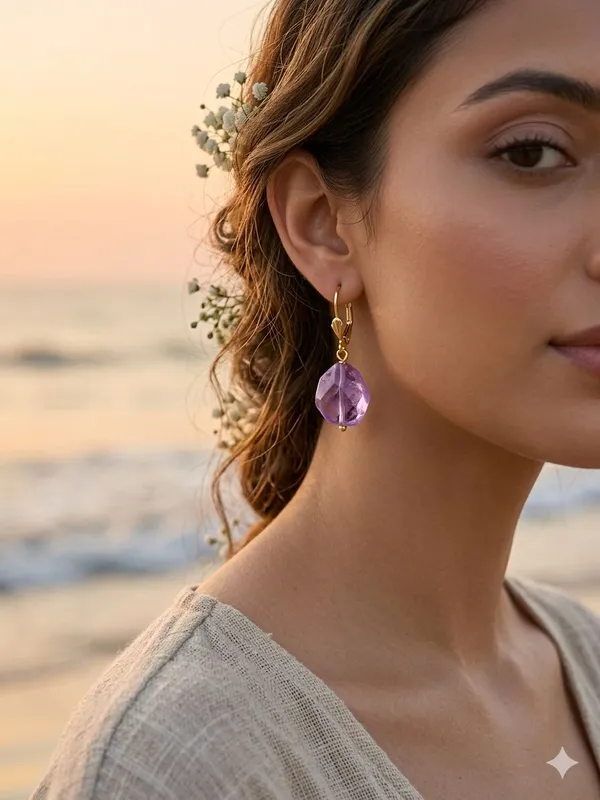 Jewel_Me_Up_Purple_Drop_Earrings_With_Gold-Toned_Hook