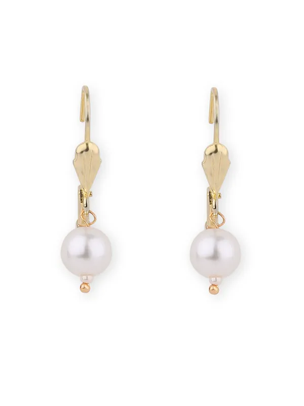 Classic_Single_Line_White_Pearl_Beaded_Necklace_Set_With_Matching_Drop_Earrings
